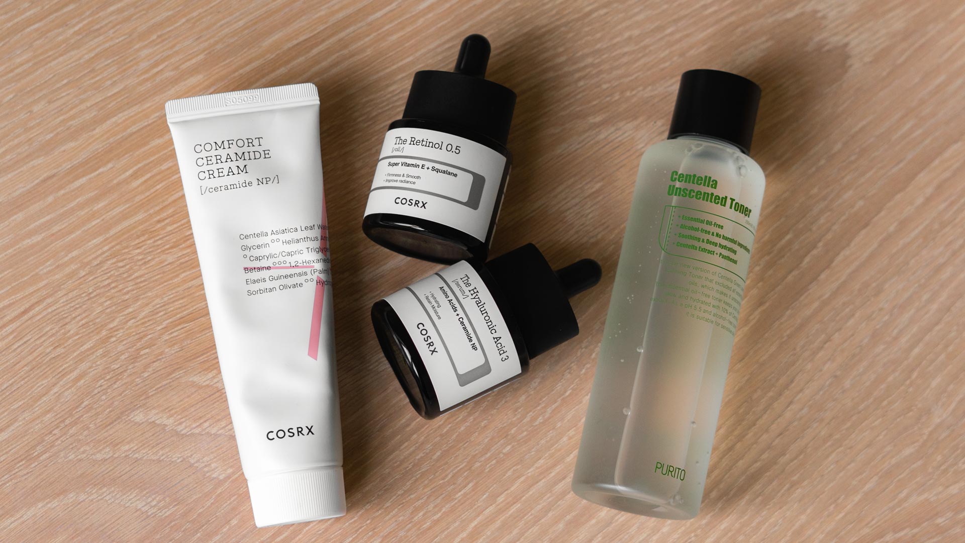 Hvilke ingredienser passer sammen med retinol?