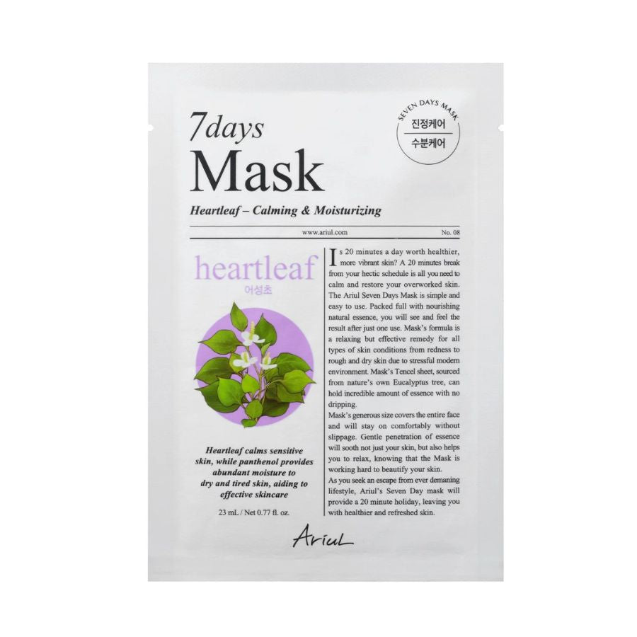 Ariul 7 Days Mask Heartleaf