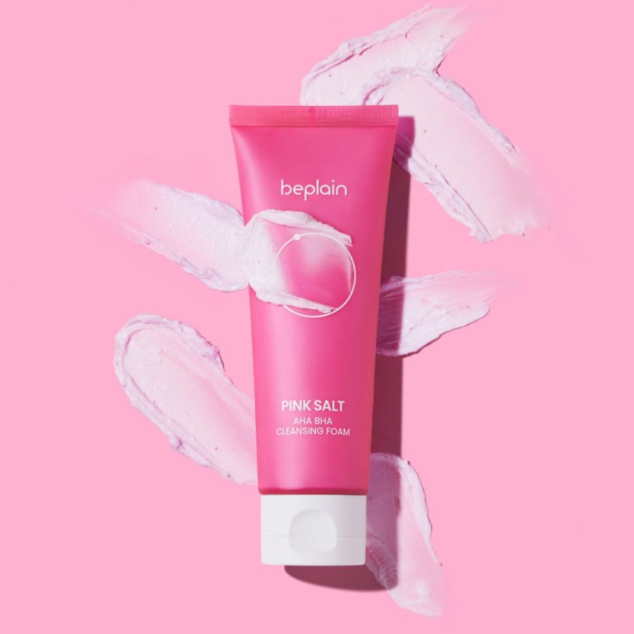 Beplain Pink Salt AHA BHA Cleansing Foam