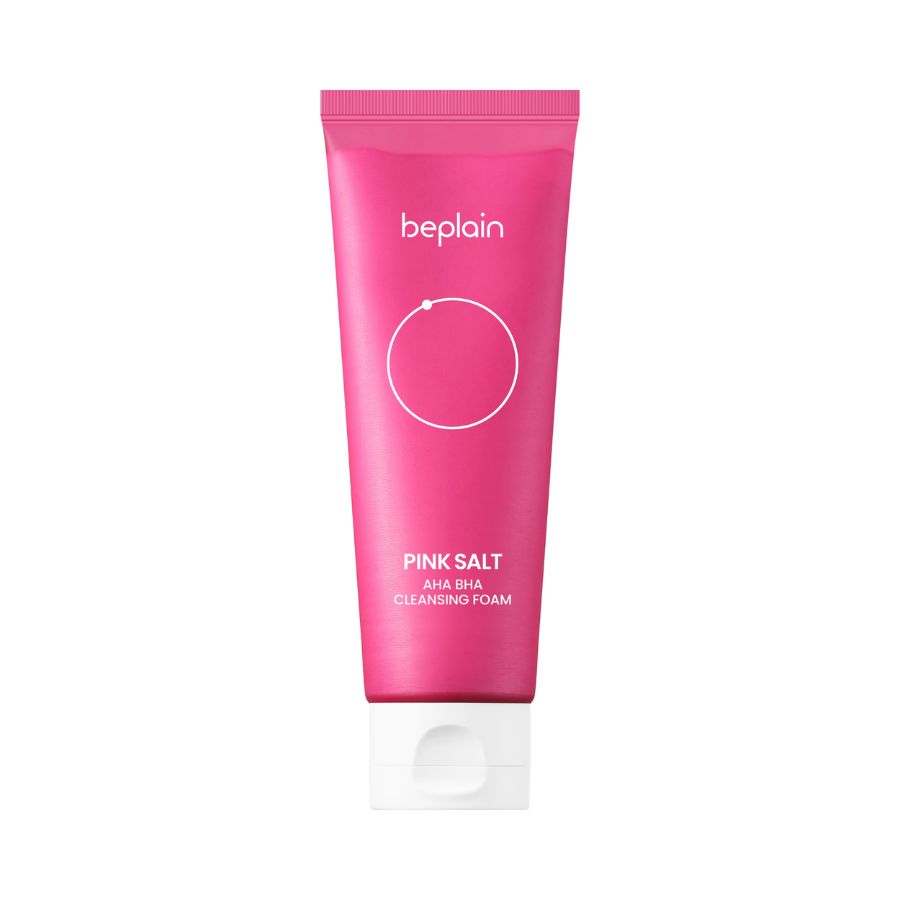 Beplain Pink Salt AHA BHA Cleansing Foam