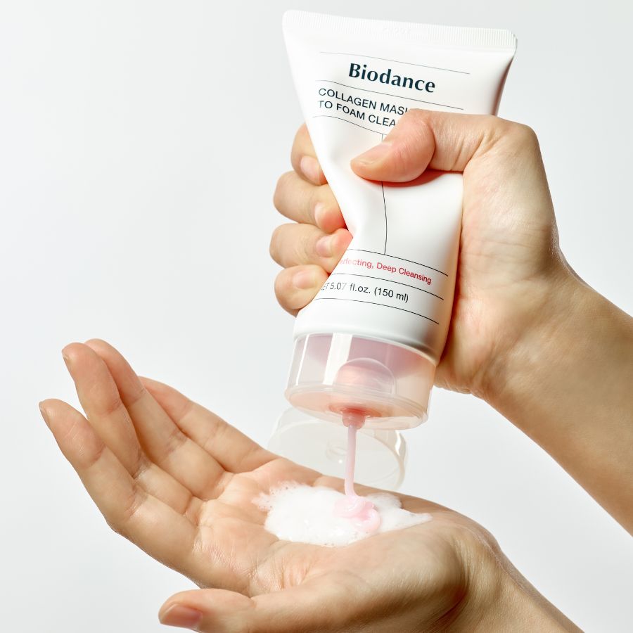 Biodance Collagen Mask To Foam Cleanser