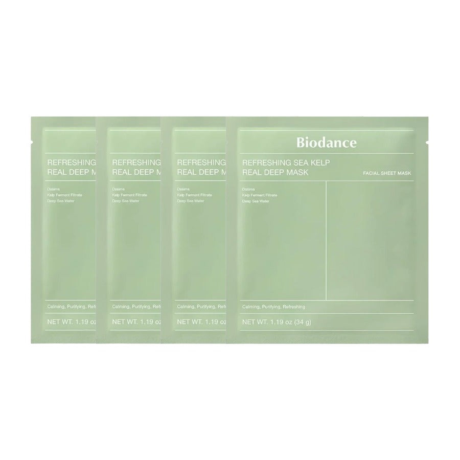 Biodance Refreshing Sea Kelp Real Deep Mask 4 stk