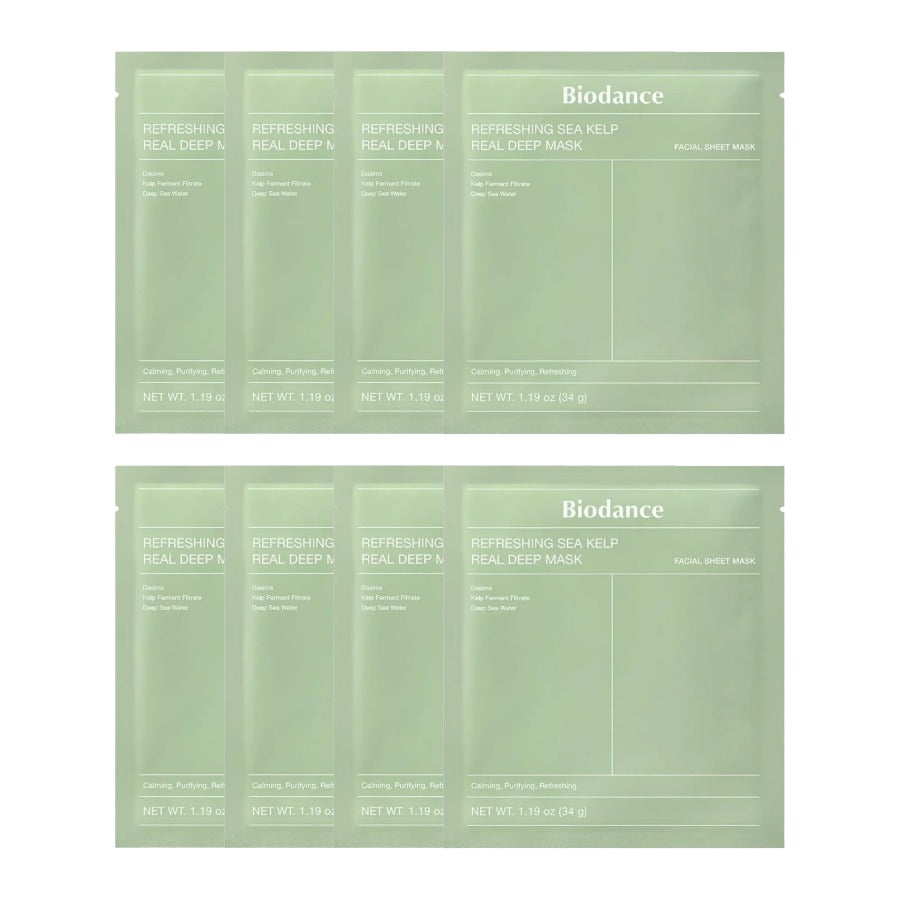 Biodance Refreshing Sea Kelp Real Deep Mask 8 stk