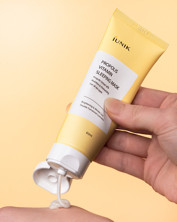 iunik-propolis-sleeping-mask-koreansk-hudpleie