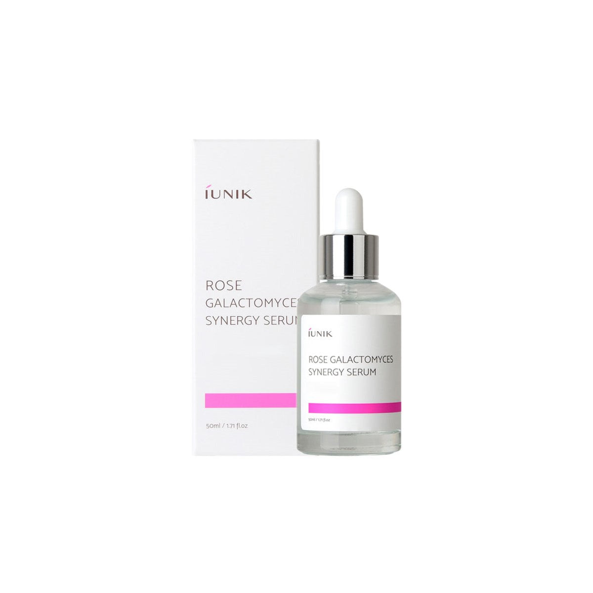 IUNIK Rose Glactomyces Synergy Serum boks Koreansk Hudpleie