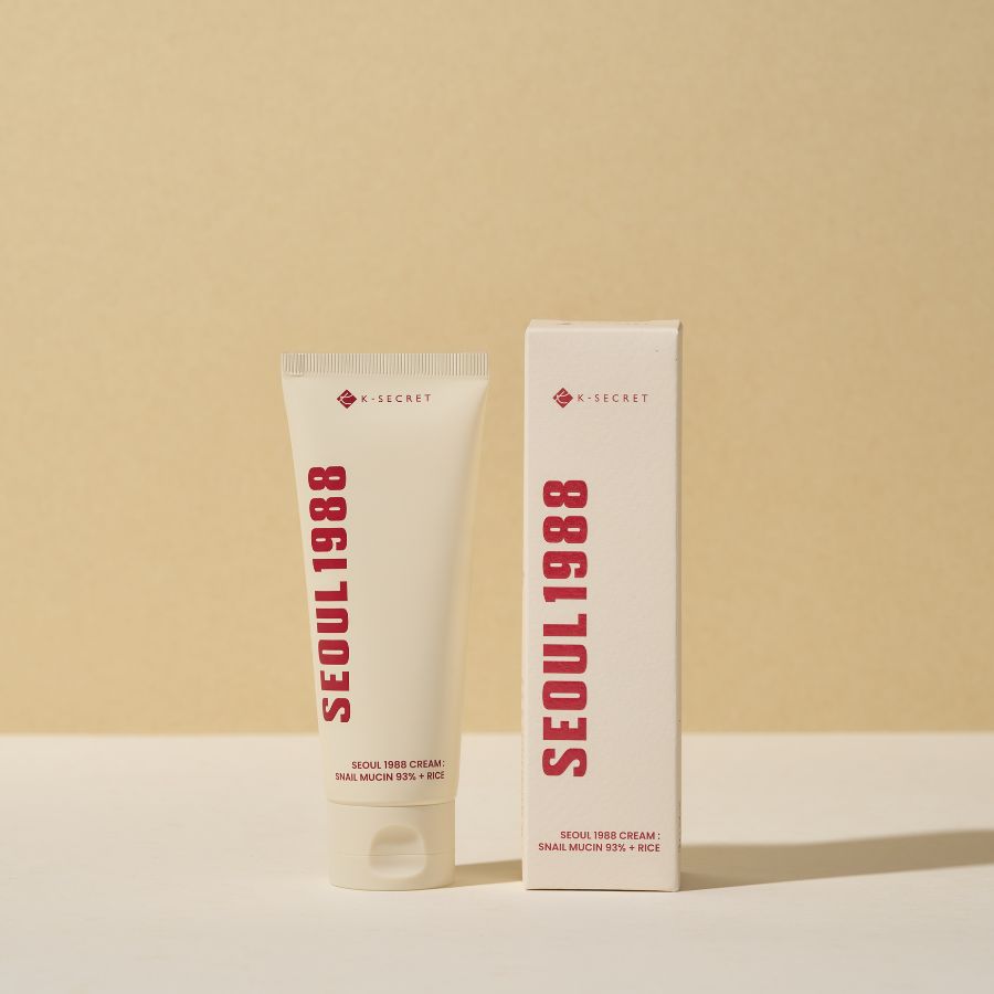 K-Secret SEOUL 1988 Cream : Snail Mucin 93% + Rice