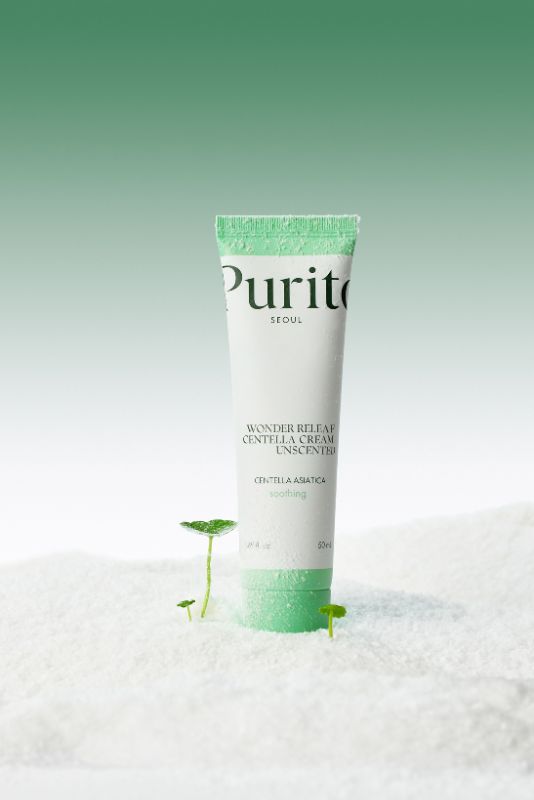 Purito Wonder Releaf Centella Cream Unscented SkinSecret Koreansk Hudpleie