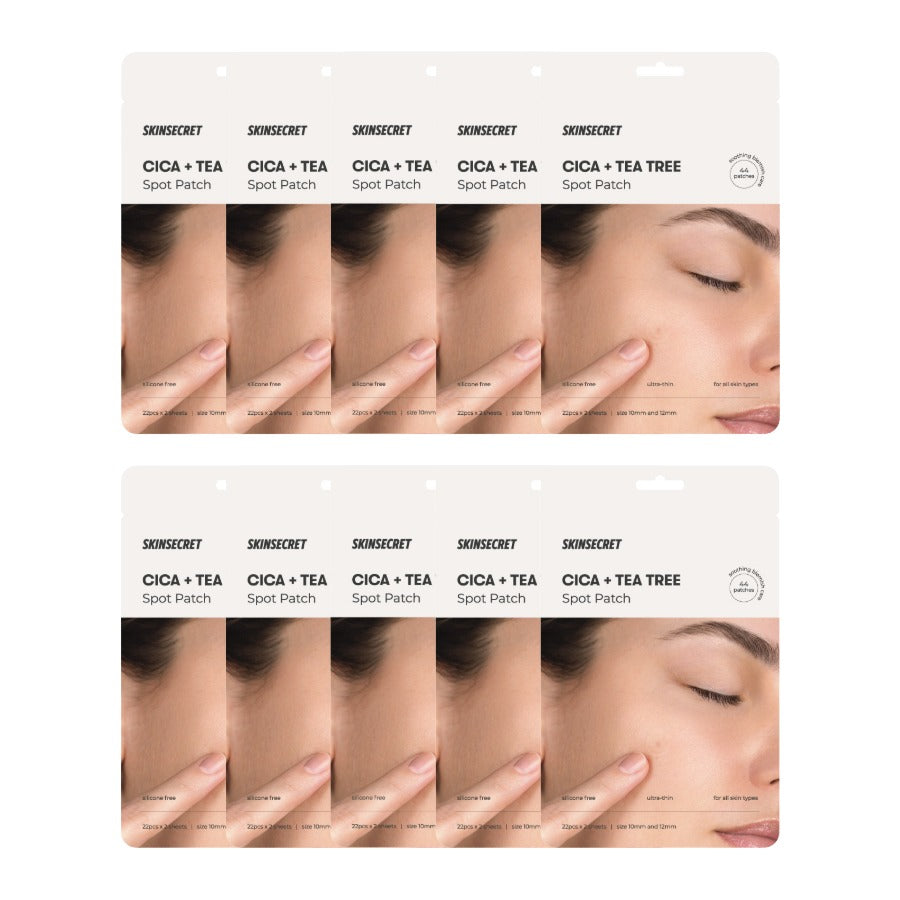 SKINSECRET Cica + Tea Tree Spot Patch 10 stk