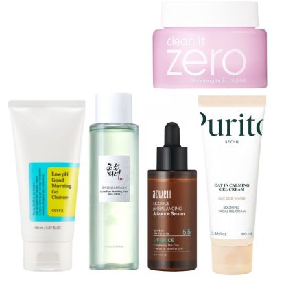 5-Stegs Hudpleiesett Kombinasjonshud