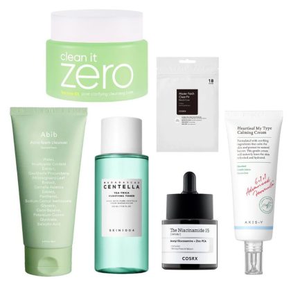 6-Stegs Hudpleiesett Kviser/Akne