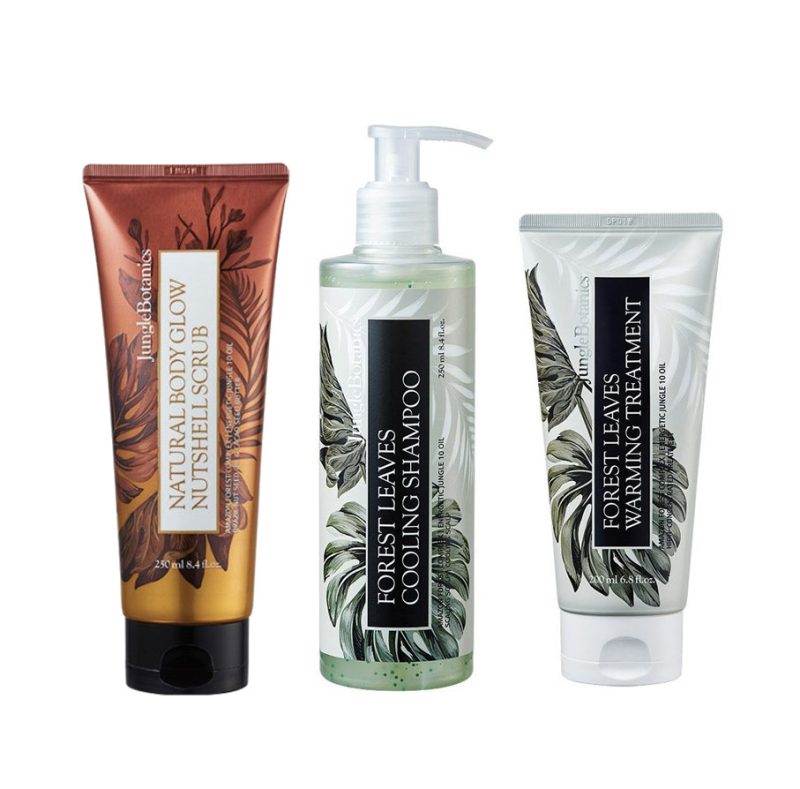 JUNGLE BOTANICS Shampo + Treatment + Scrub