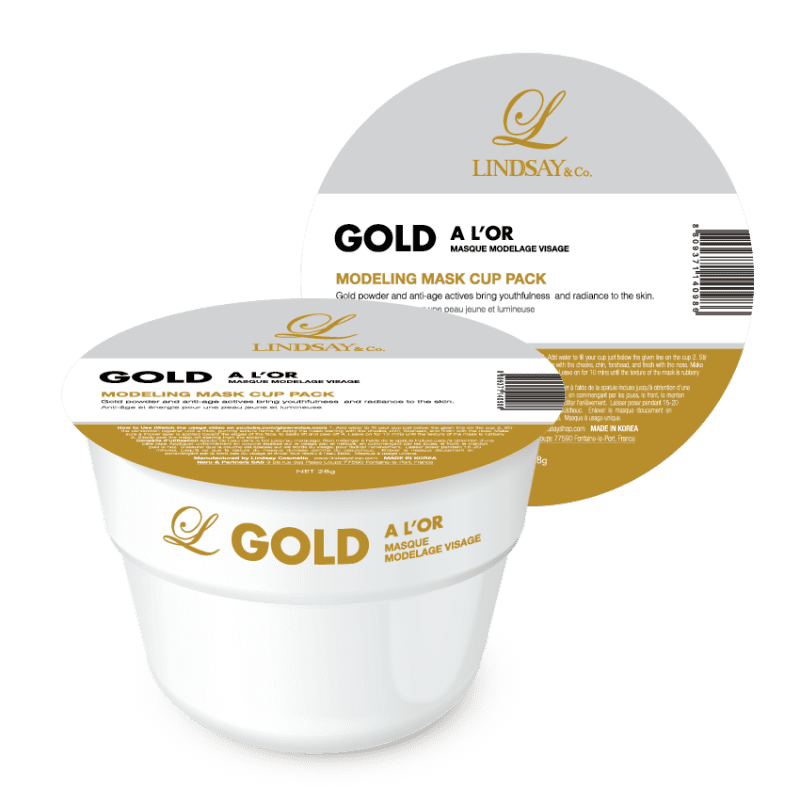 LINDSAY Gold Modeling Mask Cup