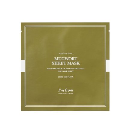 I'm from Mugwort sheet mask SkinSecret Koreansk Hudpleie