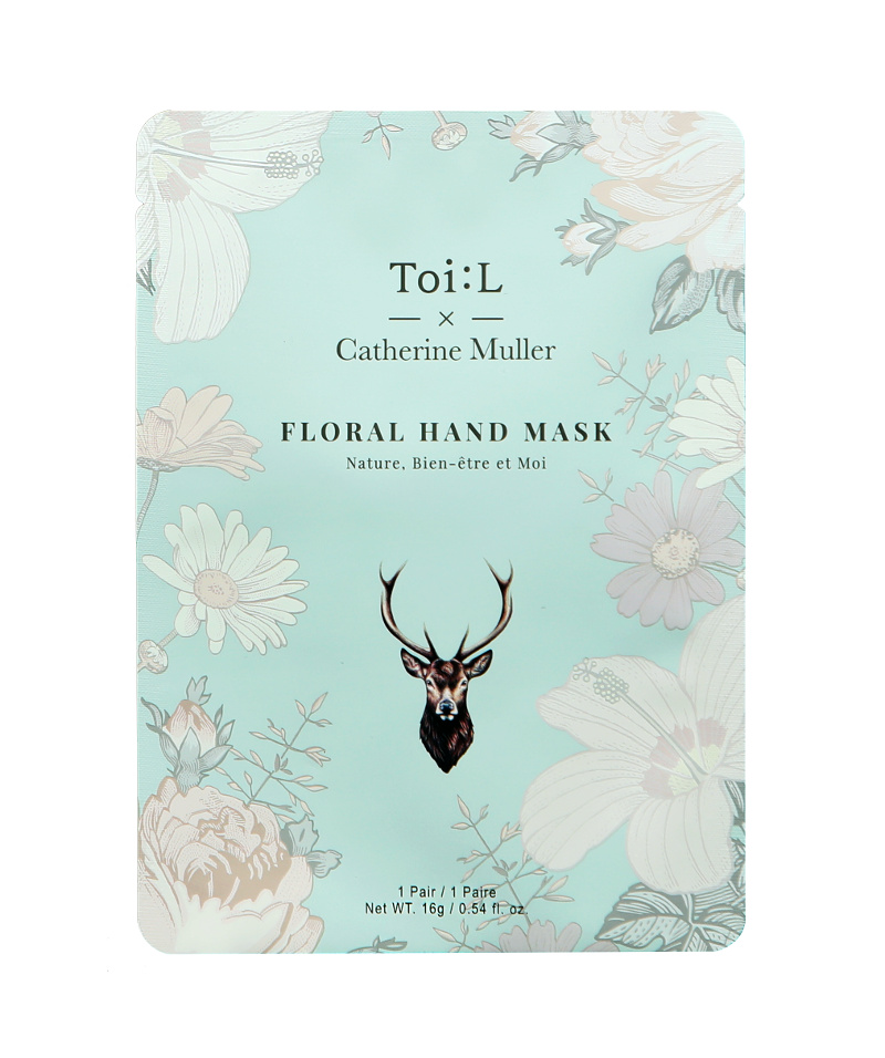 ToiL x Catherine Muller Floral Hand Mask Pouch