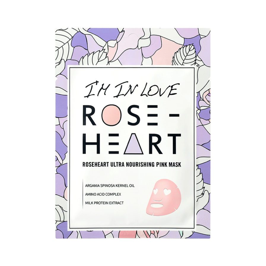 im in love roseheart sheetmask
