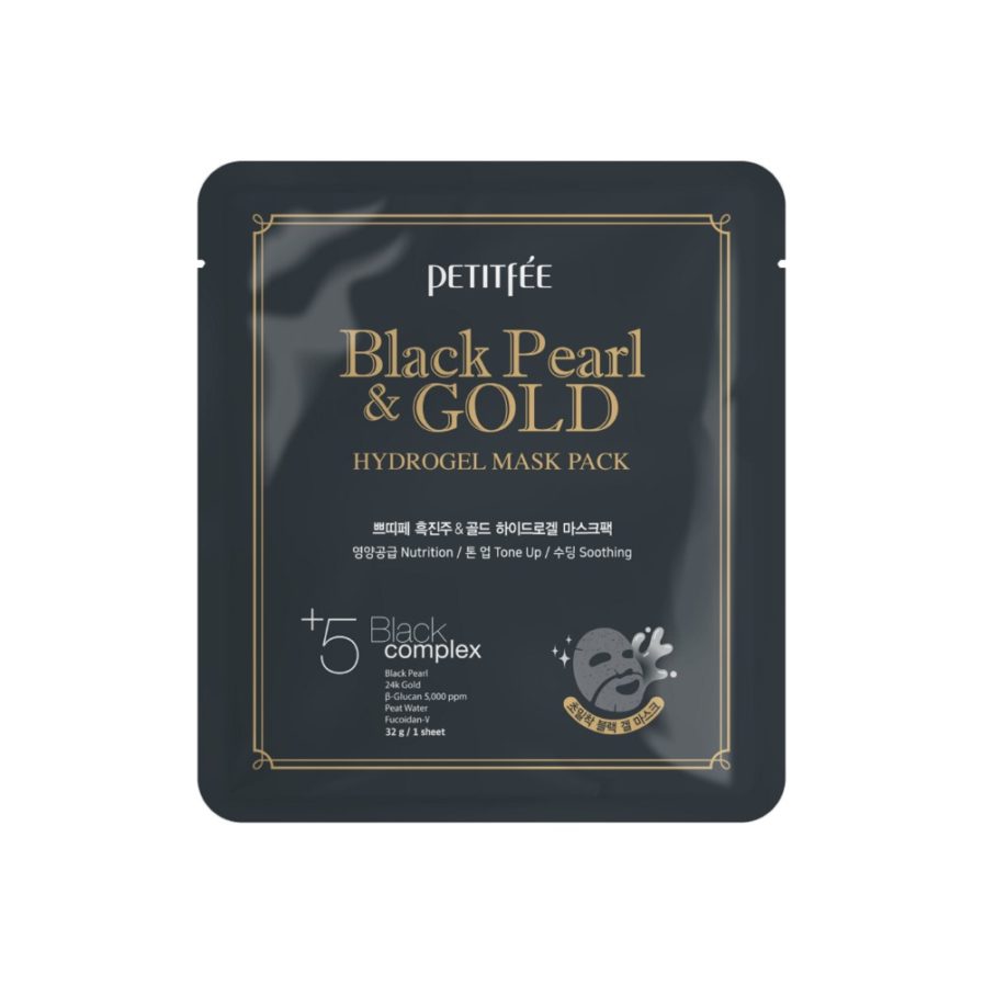 Petitfee Black Pearl Gold Hydrogel Face Mask