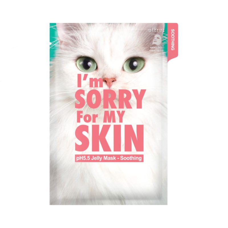 I'M SORRY FOR MY SKIN pH 5.5 Jelly Mask Soothing #PetMask