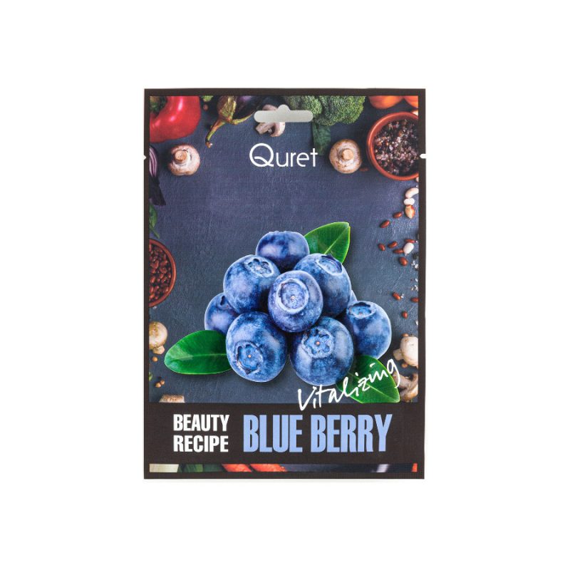 QURET Beauty Recipe Blueberry Mask