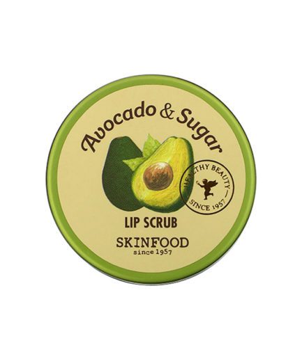 skinfood_avocado_sugar_lip_scrub_skin_secret_koreansk_hudpleie