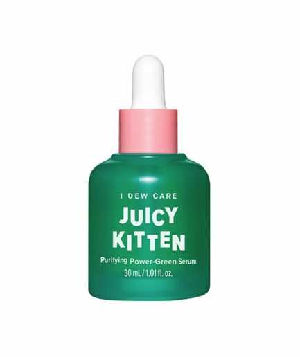 i_dew_care_juicy_kitten_purifying_power_green_serum_skin_secret_koreansk_hudpleie