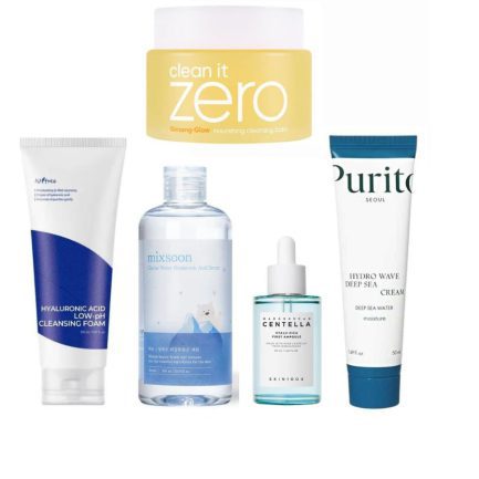 5-Stegs Hudpleiesett Dehydrert Hud