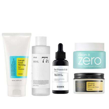 5-Stegs Hudpleiesett Aknearr