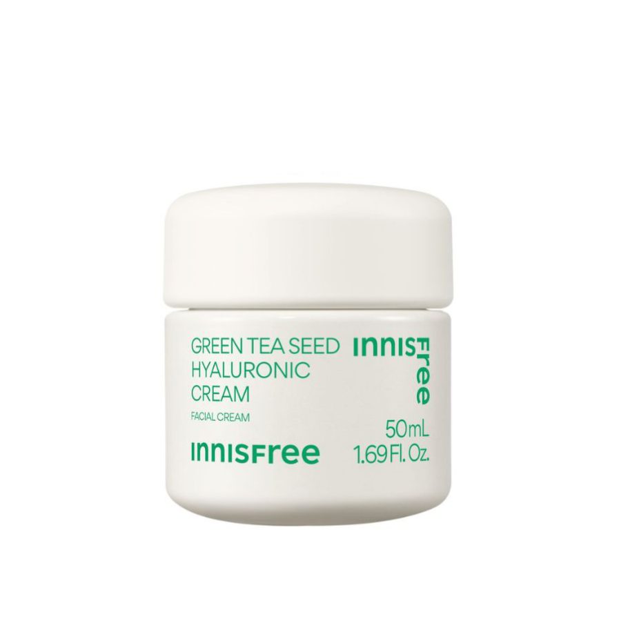 INNISFREE Green Tea Seed Hyaluronic Cream SkinSecret Koreansk Hudpleie