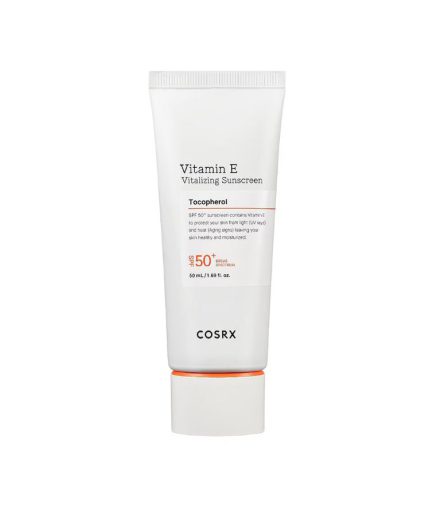 COSRX Vitamin E Vitalizing Sunscreen SPF50+ SkinSecret Koreansk Hudpleie