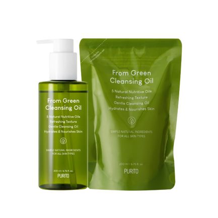 Purito SEOUL From Green Cleansing Oil Kit SkinSecret Koreansk Hudpleie