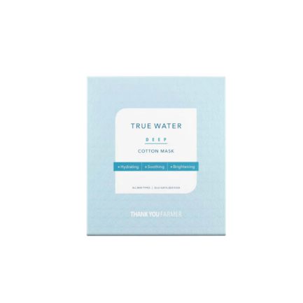 THANK YOU FARMER True Water Deep Cotton Mask SkinSecret Koreansk Hudpleie