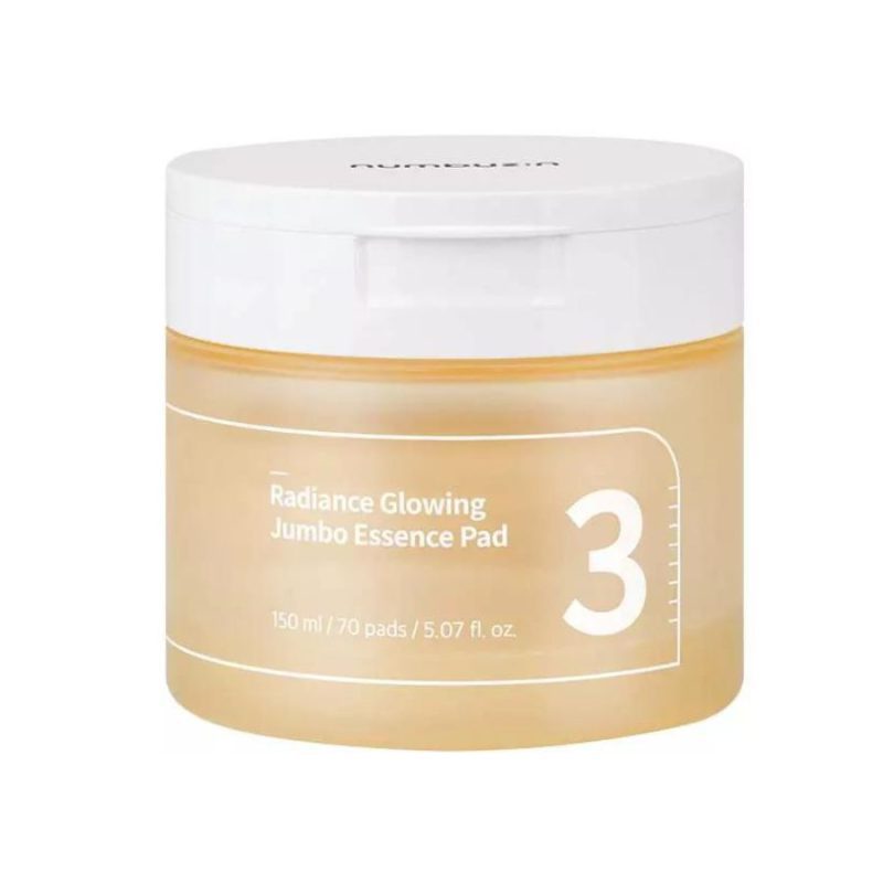 NUMBUZIN No.3 Radiance Glowing Jumbo Essence Pad SkinSecret Koreansk Hudpleie