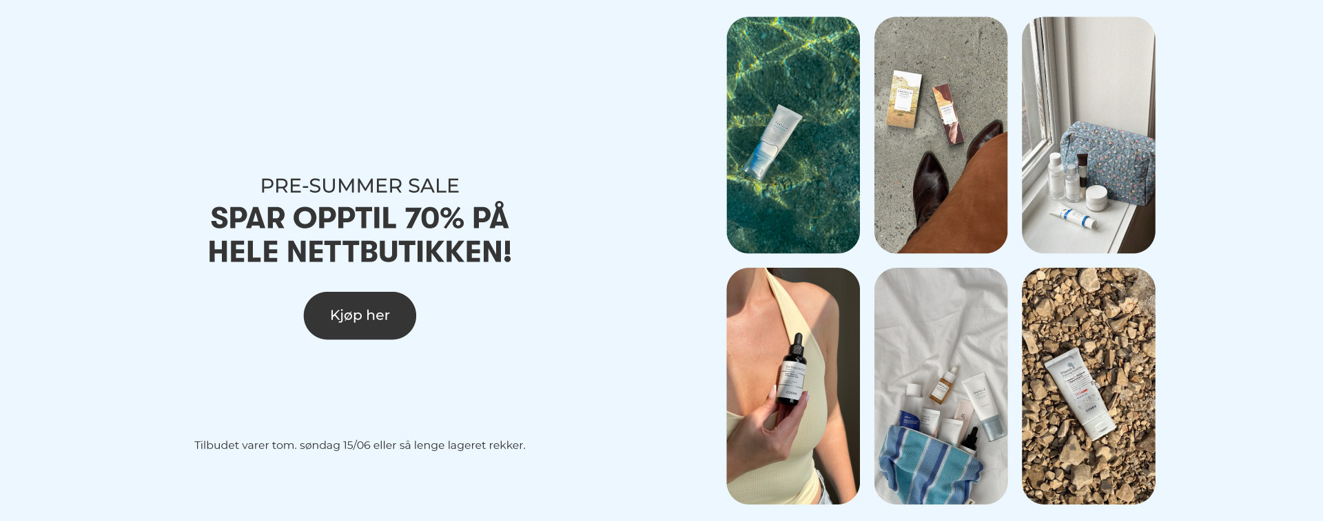 Spar opptil 70% på hele nettbutikken!