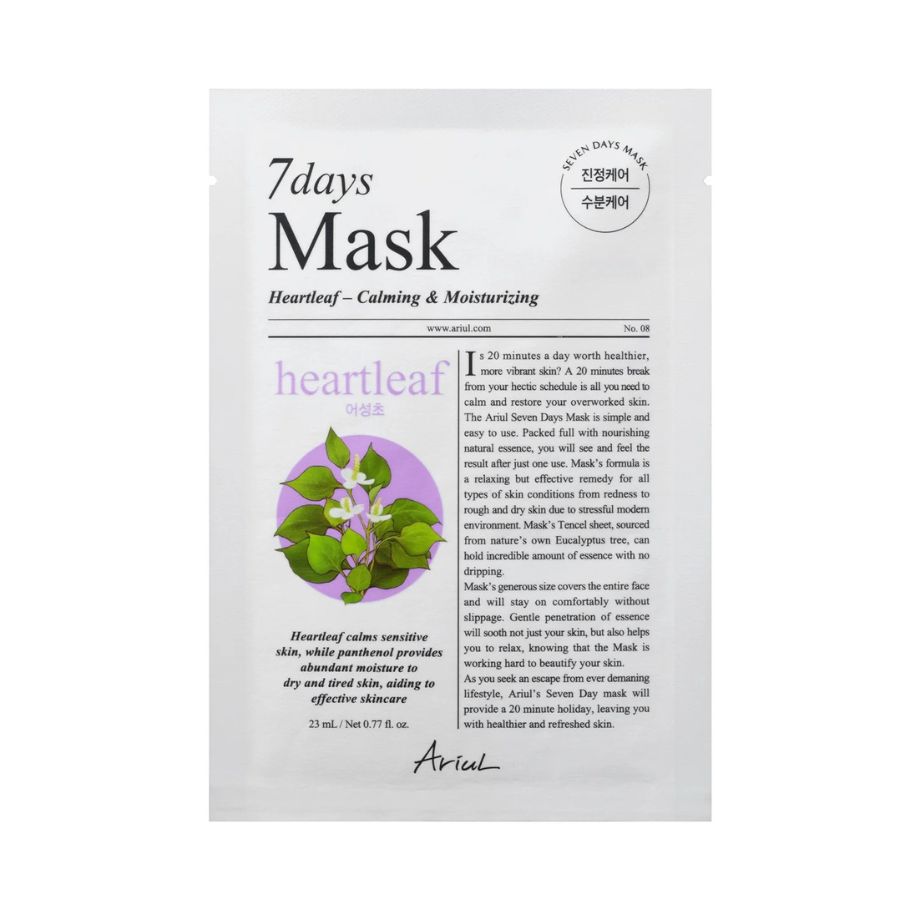 ARIUL 7Days Mask Heartleaf ARIUL 7Days Mask Heartleaf