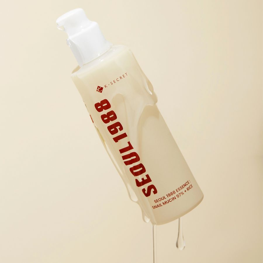 K-Secret SEOUL 1988 Essence : Snail Mucin 97% + Rice K-Secret SEOUL 1988 Essence : Snail Mucin 97% + Rice