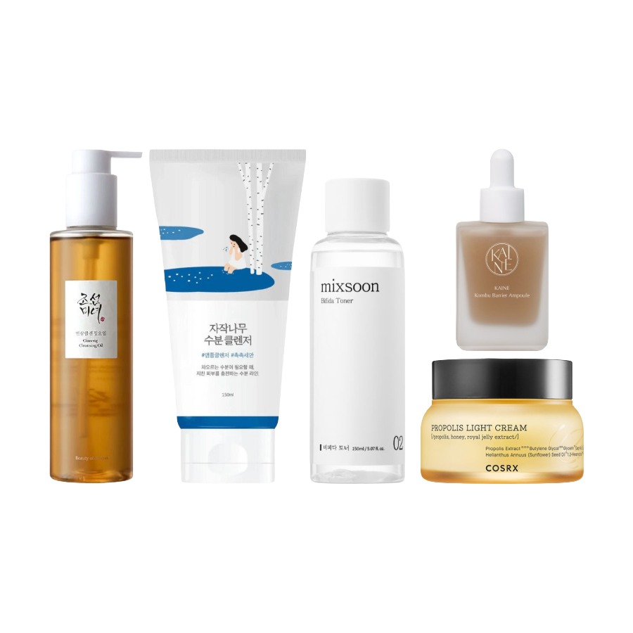 Koreansk 5-Stegs Hudpleierutine Normal Hud Koreansk 5-Stegs Hudpleierutine Normal Hud