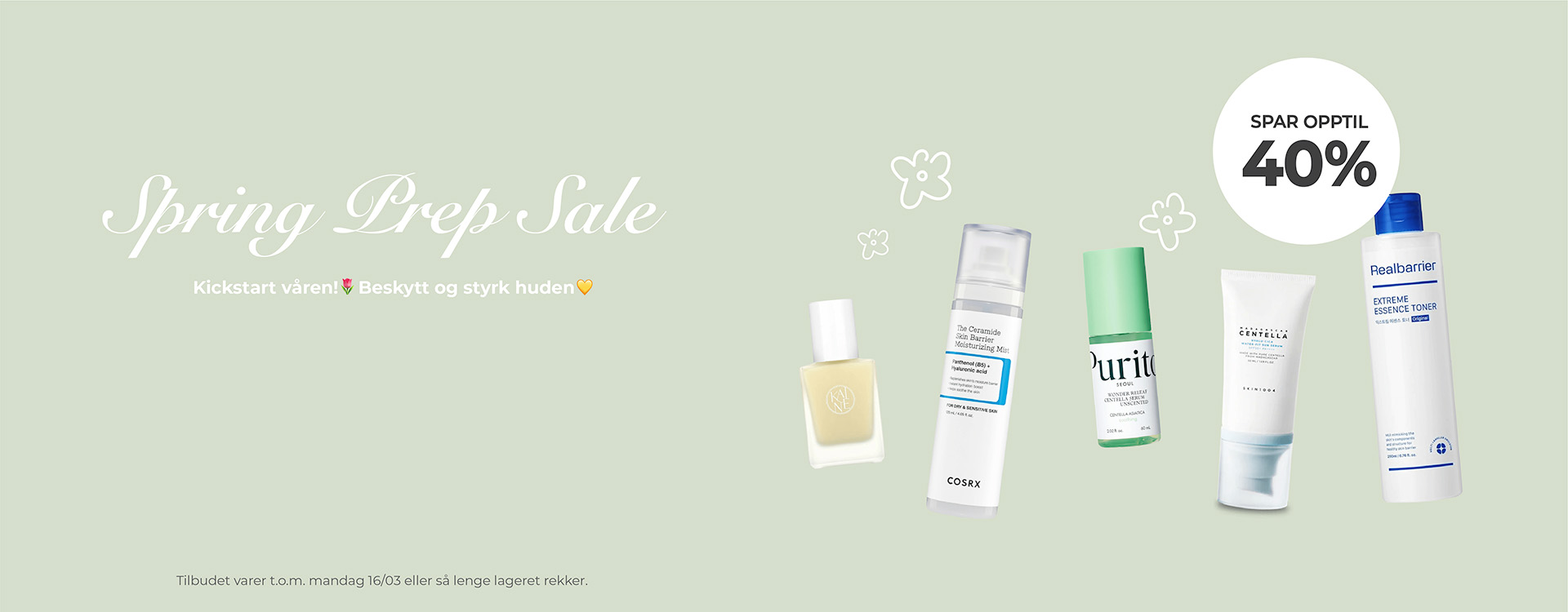 Spring prep sale: Spar opptil 40% på koreansk hudpleie