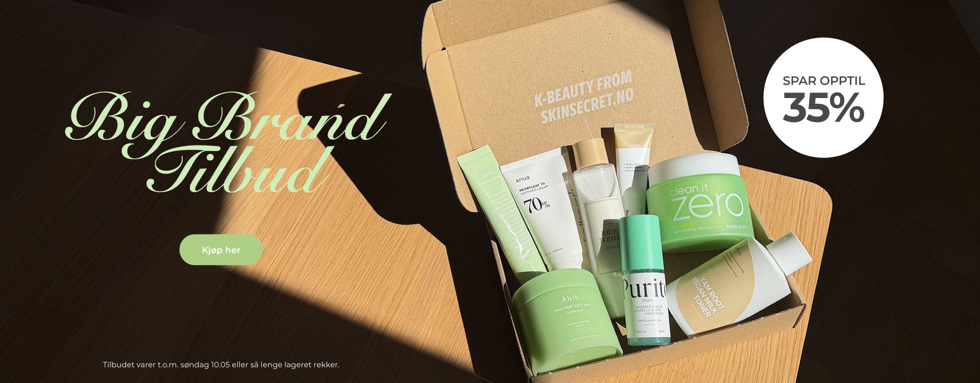 Big brand tilbud - spar opptil 35%
