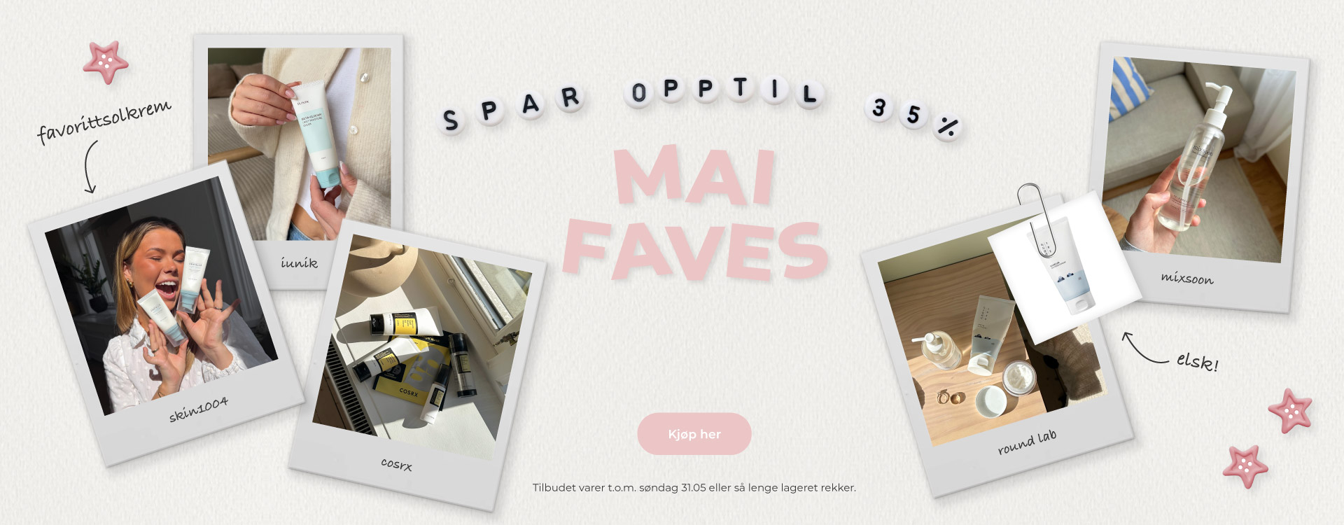 mai-favoritter: spar opptil 35% på koreansk hudpleie