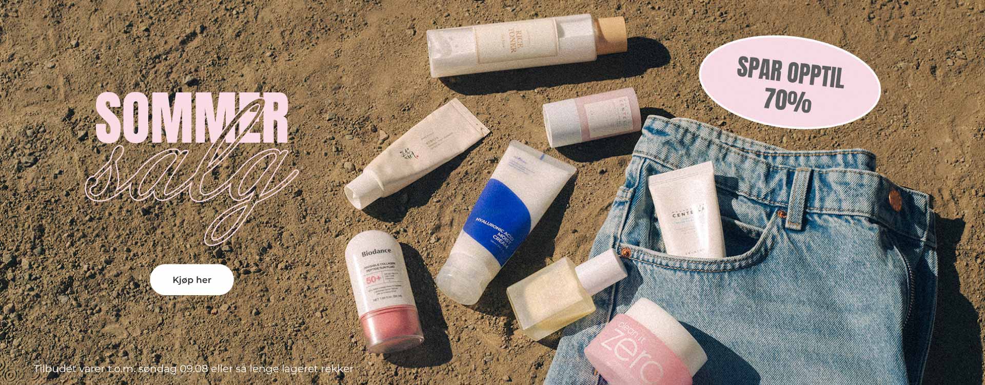 SOMMERTILBUD: Spar opptil 70% på K-Beauty